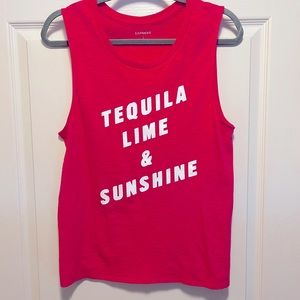 Express NWOT size SM Tequila Lime & Sunshine tank.